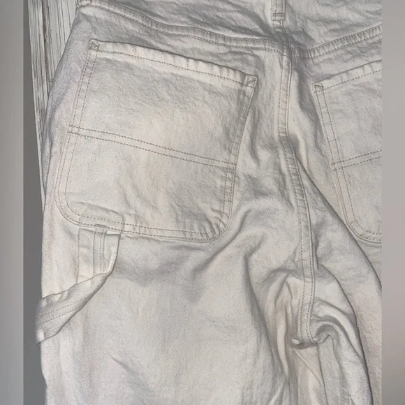 Abercrombie Fitch Curve Love The 90s Ultra High Rise Carpenter Jeans Sz 31 Or 12 - Picture 5 of 6